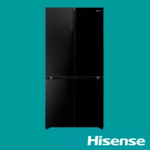 Hisense SxS Refrigerator 591L (BCD-605W) Cross Door Black