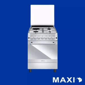Maxi Gas Cooker 60x60 CM (3+1) Burners Inox (PLUS)